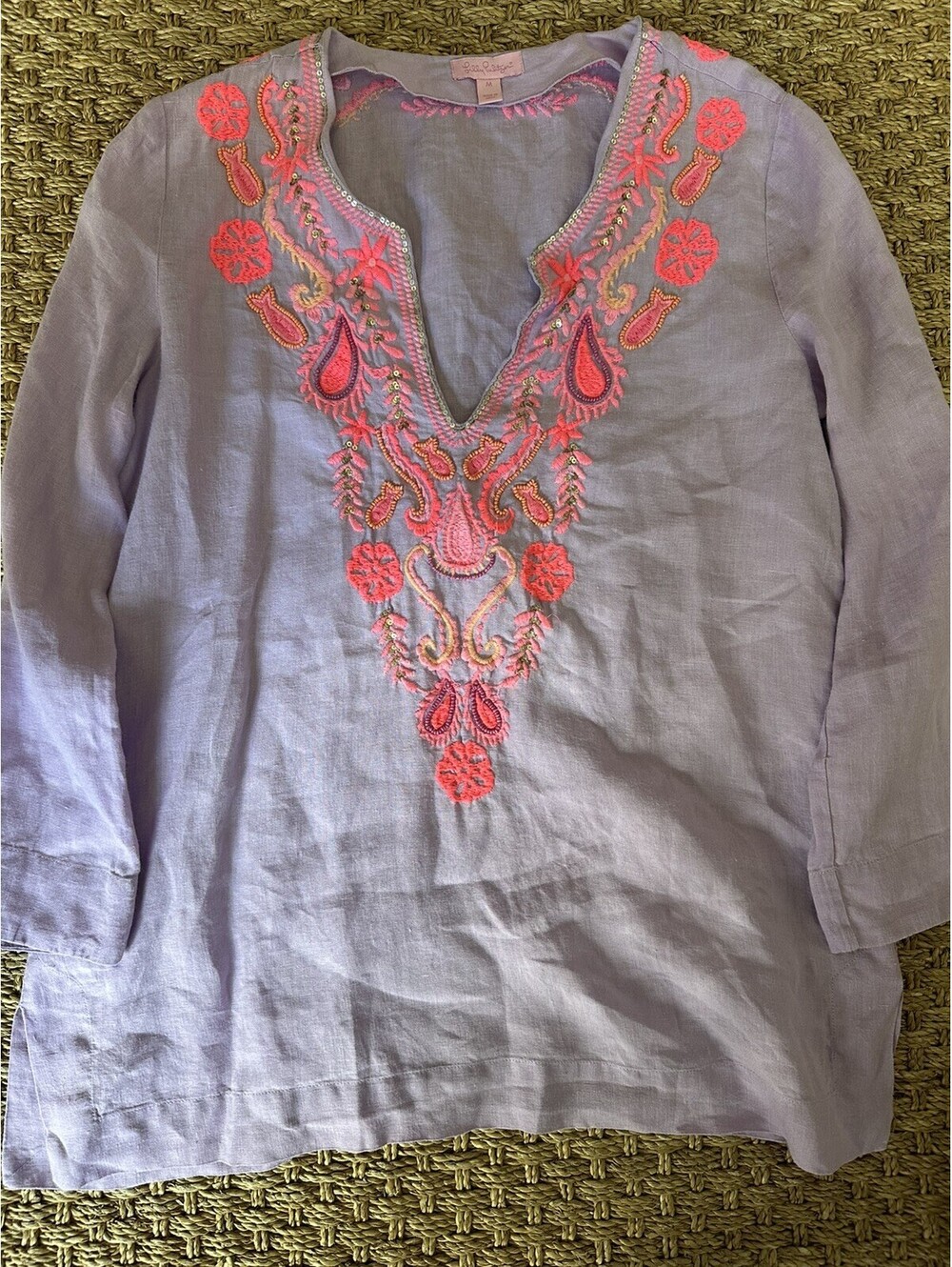 Lilly Pulitzer Amelia Island Tunic Size Medium